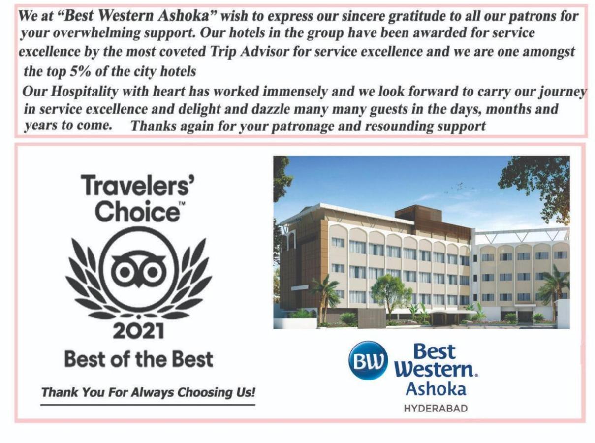Best Western Ashoka Hyderabad Eksteriør billede